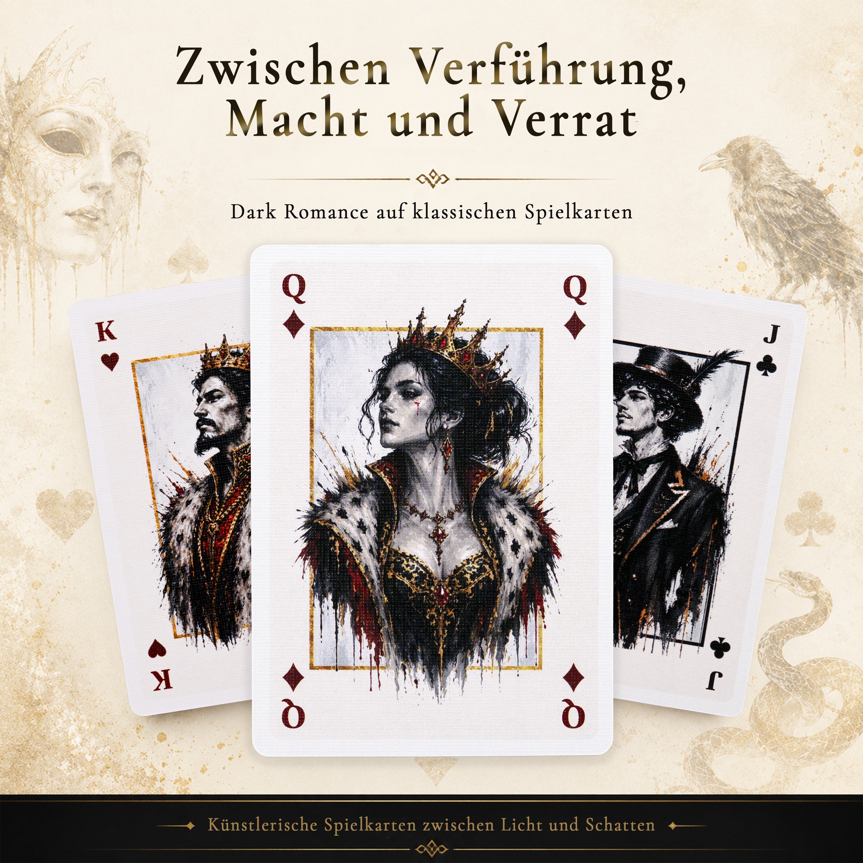 Noir & Aurum Spielkarten – Edition Noir