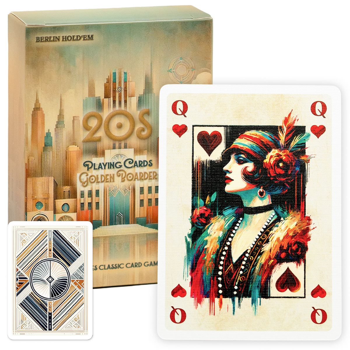 20s Spielkarten – Edition Hell, Goldschnitt