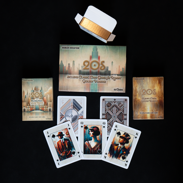 20s Spielkarten – Doppelpack mit Goldschnitt