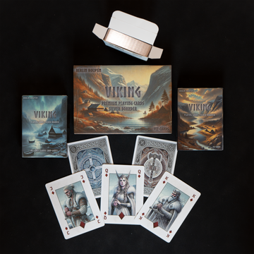 Viking Spielkarten – Doppelpack mit Silberschnitt