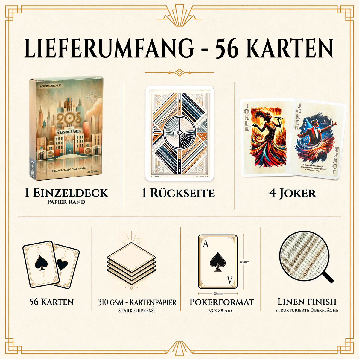 Jeu de 20 cartes – Édition claire