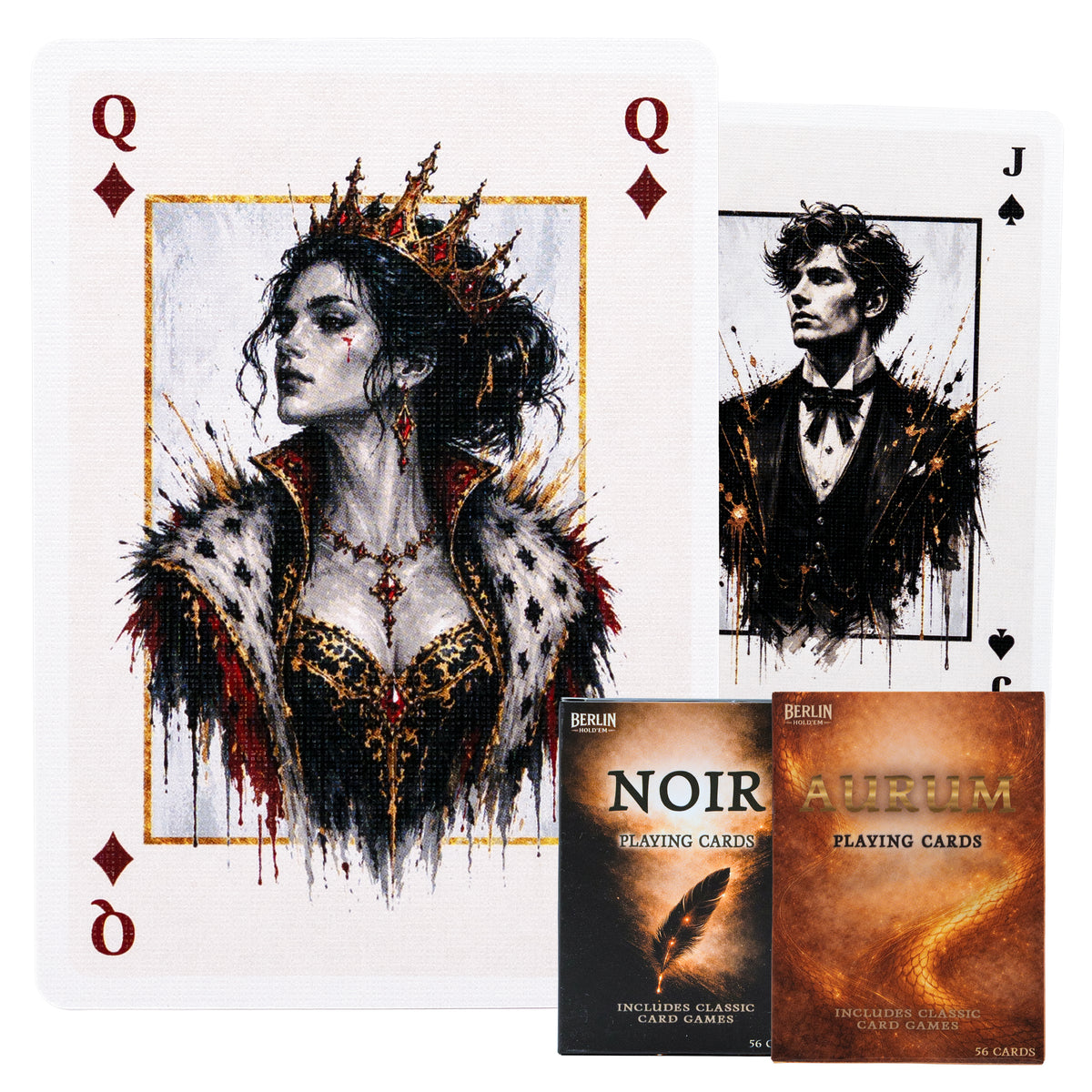 Noir & Aurum Spielkarten – Doppelpack