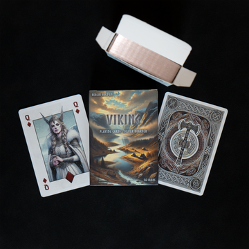 Viking Spielkarten – Edition Axt, Silberschnitt