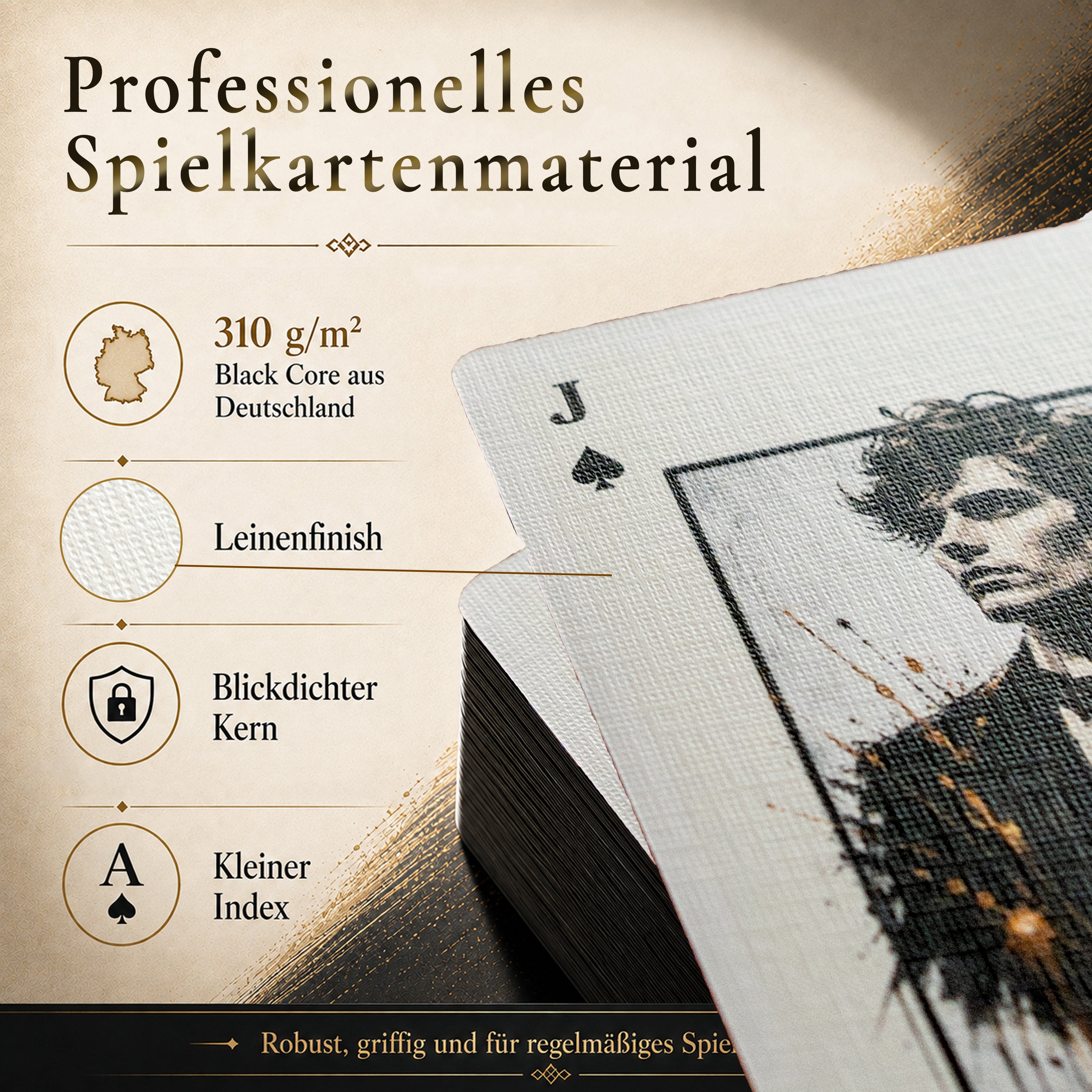 Noir & Aurum Spielkarten – Edition Noir